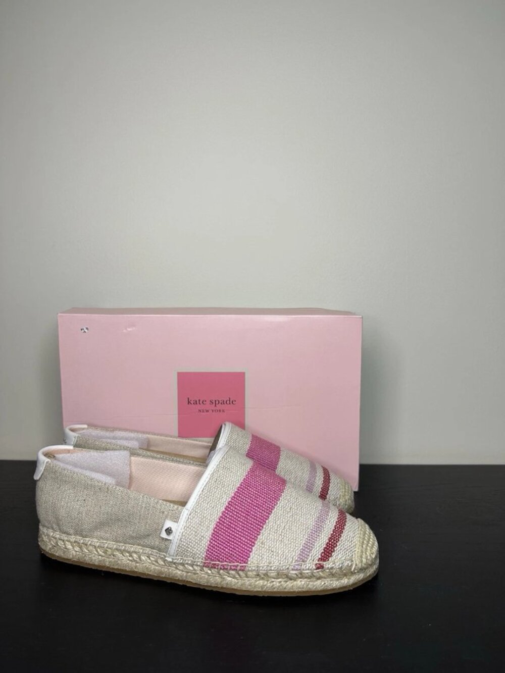 Share Kate Spade New York gramercy espadrille slip-on sneaker 8.5B, PINK MULTI